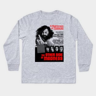 Charles Manson Retro Kids Long Sleeve T-Shirt